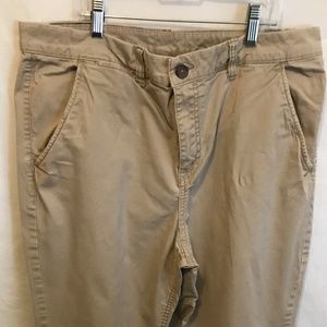 H&M Baggy Fit Straight Leg Cacky Size 12